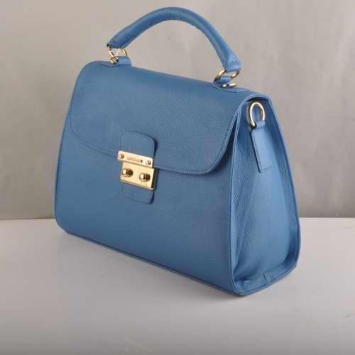 7430 Miu Miu Borse Totalizzatore Vitello Blu 7430